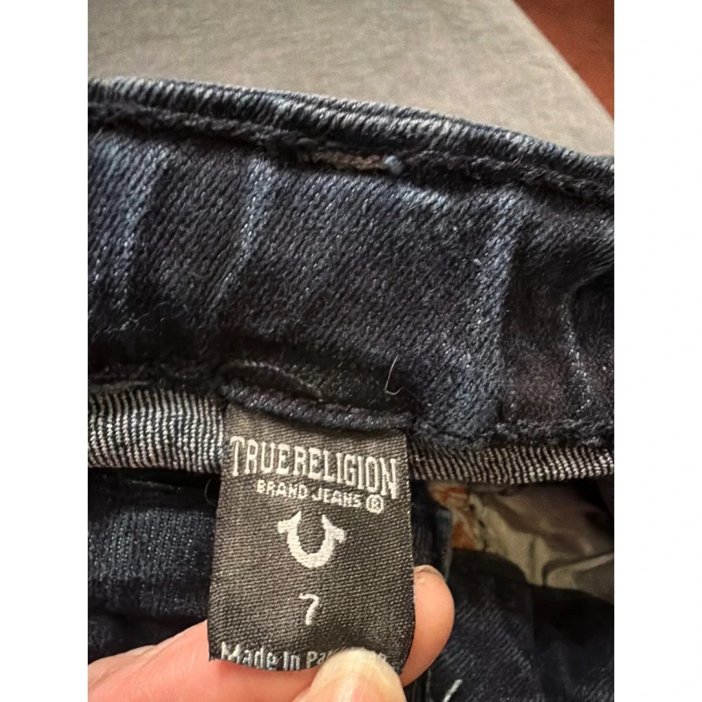 True Religion‎ Kids Geno Relaxed Slim Dark Wash Denim Jeans Size 7